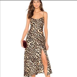 ASTR the label Gaia animal midi dress
